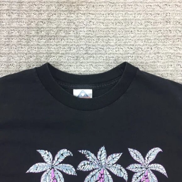 Vintage Florida Shirt Men Large L Black Beach Alstyle Activewear & Apparel Y2K - Picture 3 of 12